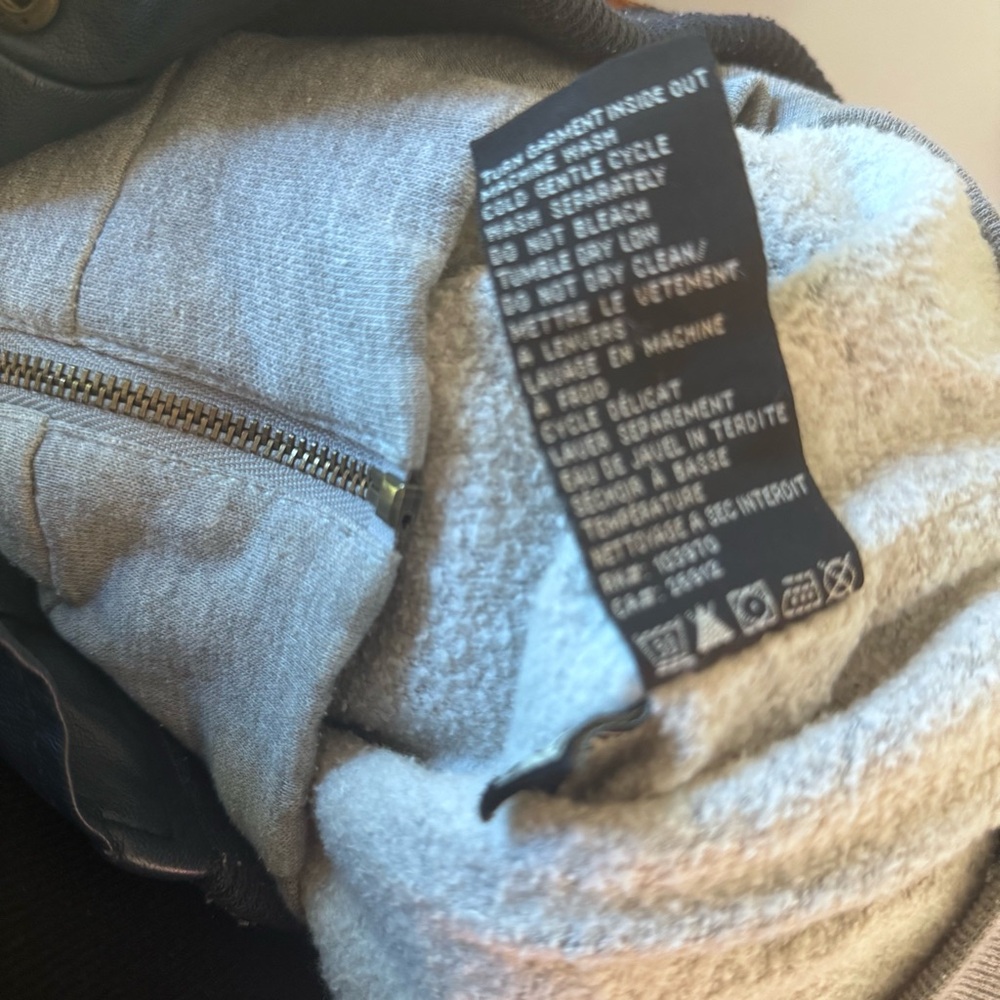 Obey Black Bomber Jacket with Gray full zip Hoodie - Picture 7 of 7